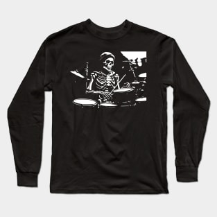 skeleton drummer Long Sleeve T-Shirt